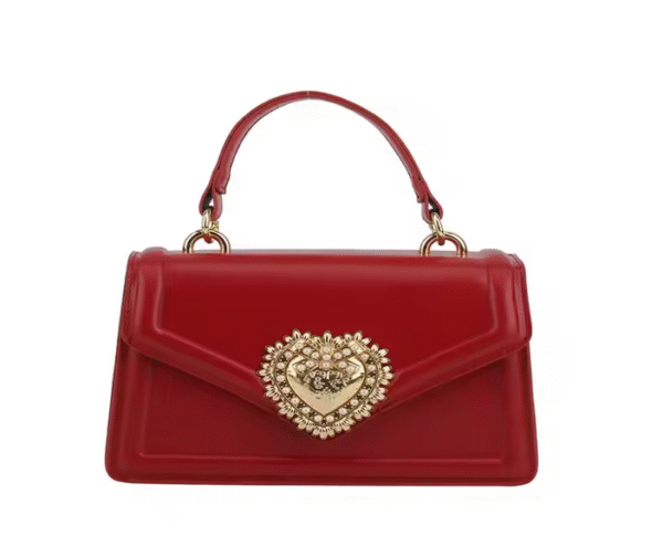 Pearl Heart Saddle Bag – Elegant Red Edition AHB 64