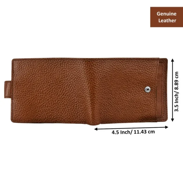 Classic Bi-Fold Genuine Leather Wallet for Men (RWL 44) - Image 4