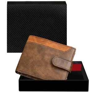 Classic Bi-Fold Genuine Leather Wallet for Men (RWL 44)